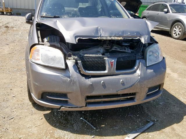 KL2TD55607B168671 - 2007 PONTIAC WAVE GRAY photo 9