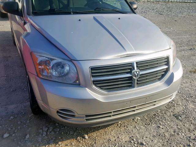 1B3HB48AX9D143790 - 2009 DODGE CALIBER SX SILVER photo 9