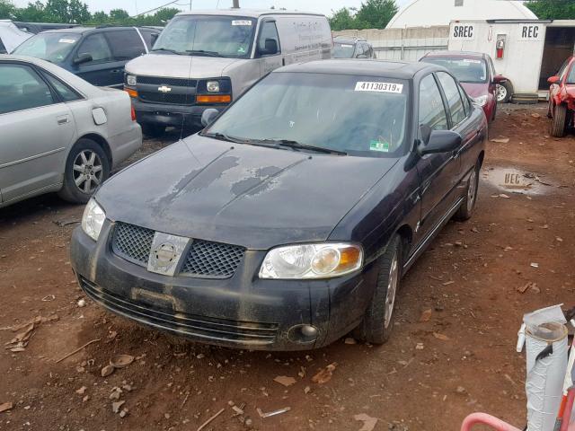 3N1AB51A04L738623 - 2004 NISSAN SENTRA 2.5 BLACK photo 2