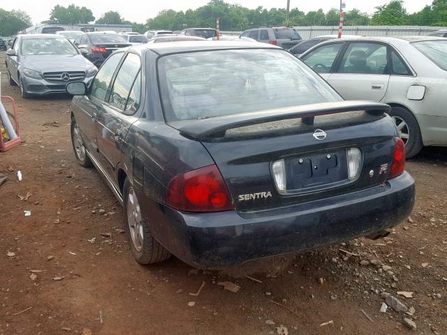 3N1AB51A04L738623 - 2004 NISSAN SENTRA 2.5 BLACK photo 3