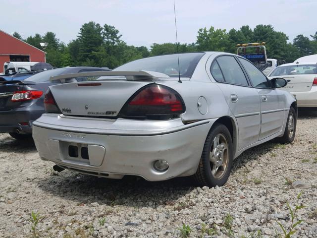 1G2NW52E64C164582 - 2004 PONTIAC GRAND AM G SILVER photo 4