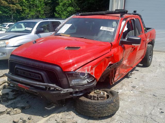 1C6RR7YT1GS386051 - 2016 RAM 1500 REBEL წითელი ფოტო 2