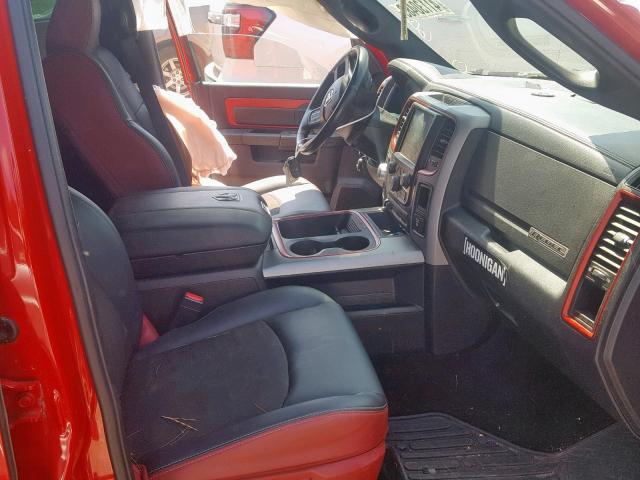 1C6RR7YT1GS386051 - 2016 RAM 1500 REBEL წითელი ფოტო 5