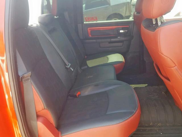 1C6RR7YT1GS386051 - 2016 RAM 1500 REBEL წითელი ფოტო 6