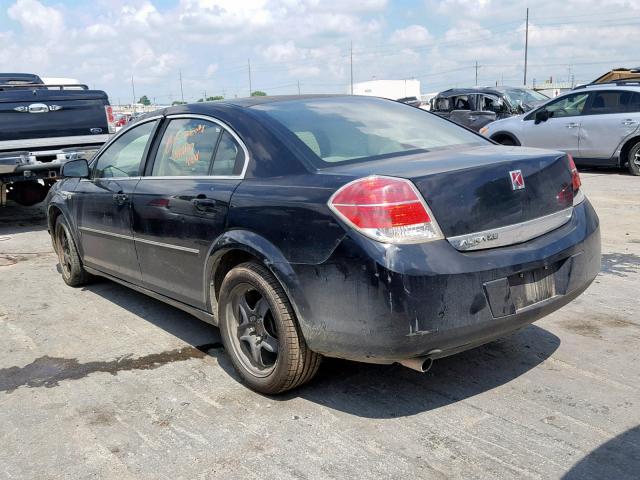 1G8ZS57N27F243987 - 2007 SATURN AURA XE BLACK photo 3