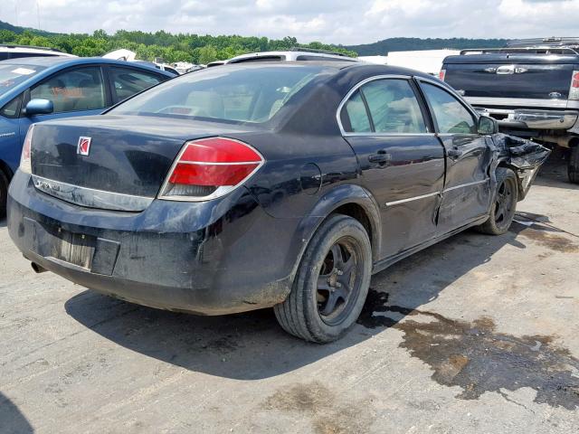 1G8ZS57N27F243987 - 2007 SATURN AURA XE BLACK photo 4