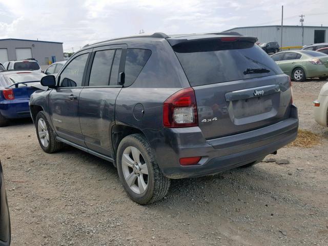 1C4NJDBB3ED927003 - 2014 JEEP COMPASS SP ნაცრისფერი ფოტო 3