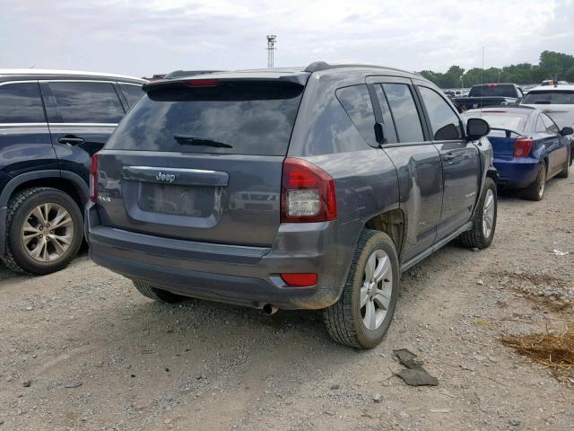 1C4NJDBB3ED927003 - 2014 JEEP COMPASS SP ნაცრისფერი ფოტო 4