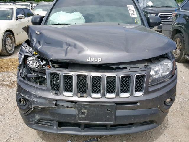 1C4NJDBB3ED927003 - 2014 JEEP COMPASS SP ნაცრისფერი ფოტო 7