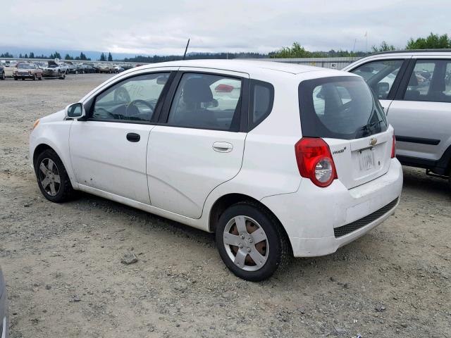 KL1TD6DEXBB149444 - 2011 CHEVROLET AVEO LS WHITE photo 3