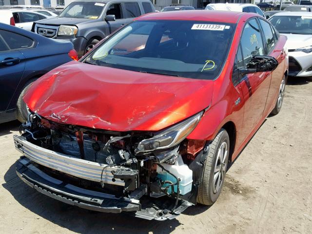 JTDKARFP6H3063161 - 2017 TOYOTA PRIUS PRIM 红色 照片 2
