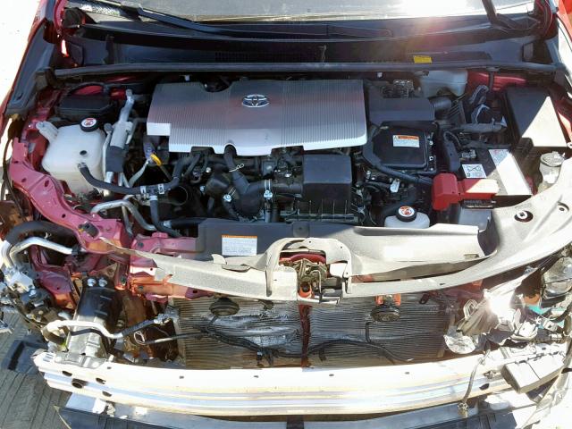 JTDKARFP6H3063161 - 2017 TOYOTA PRIUS PRIM 红色 照片 7