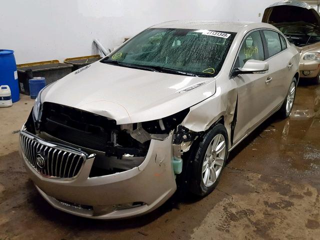 1G4GF5E32DF204035 - 2013 BUICK LACROSSE P TAN photo 2