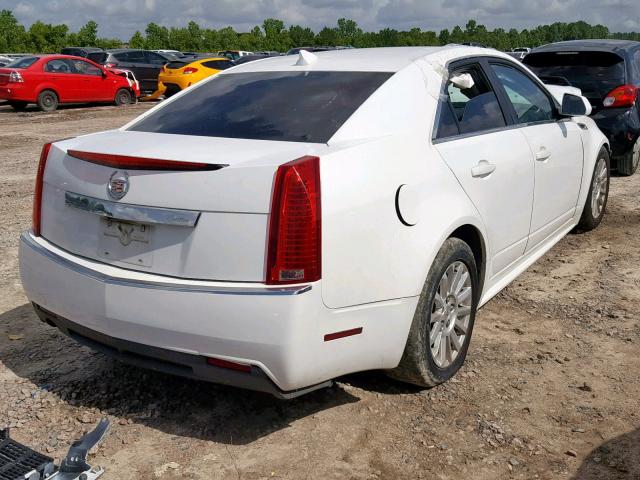 1G6DE5E58D0114096 - 2013 CADILLAC CTS LUXURY WHITE photo 4