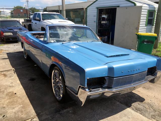 6Y86G433506 - 1966 LINCOLN TOWN CAR BLUE photo 1