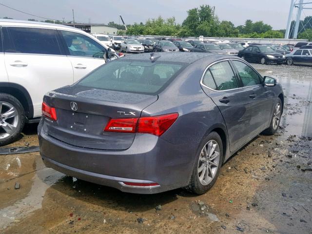 19UUB1F5XJA004428 - 2018 ACURA TLX TECH GRAY photo 4