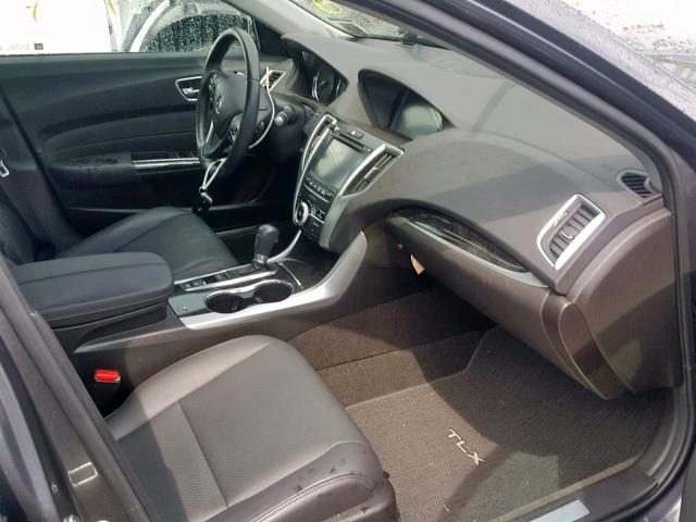 19UUB1F5XJA004428 - 2018 ACURA TLX TECH GRAY photo 5