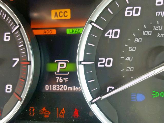 19UUB1F5XJA004428 - 2018 ACURA TLX TECH GRAY photo 8