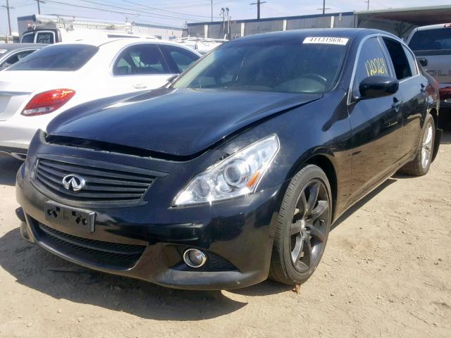 JN1CV6AP4BM507480 - 2011 INFINITI G37 BASE BLACK photo 2