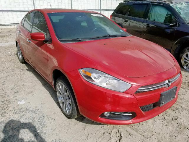 1C3CDFCH8DD319722 - 2013 DODGE DART LIMIT RED photo 1