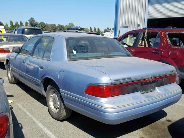 2MELM75WXVX719710 - 1997 MERCURY GRAND MARQ BLUE photo 3