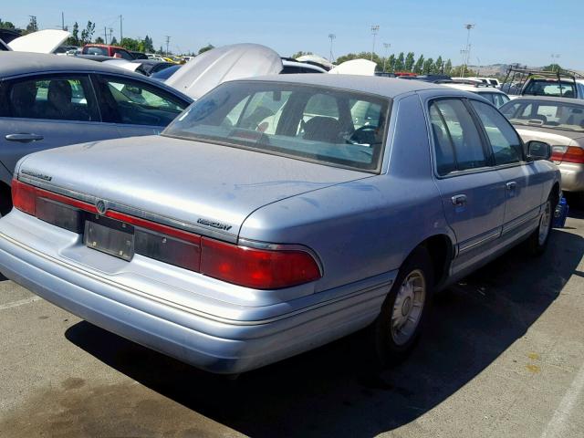 2MELM75WXVX719710 - 1997 MERCURY GRAND MARQ BLUE photo 4