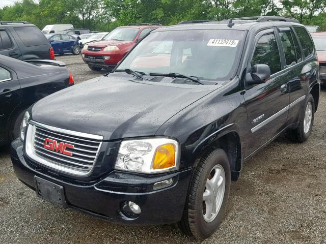 1GKDT13S962356623 - 2006 GMC ENVOY BLACK photo 2