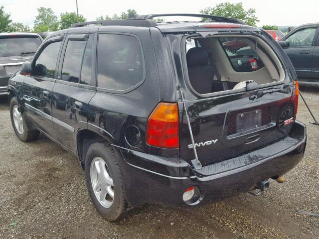 1GKDT13S962356623 - 2006 GMC ENVOY BLACK photo 3