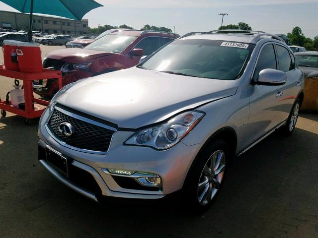 JN1BJ0RP2HM388684 - 2017 INFINITI QX50 SILVER photo 2