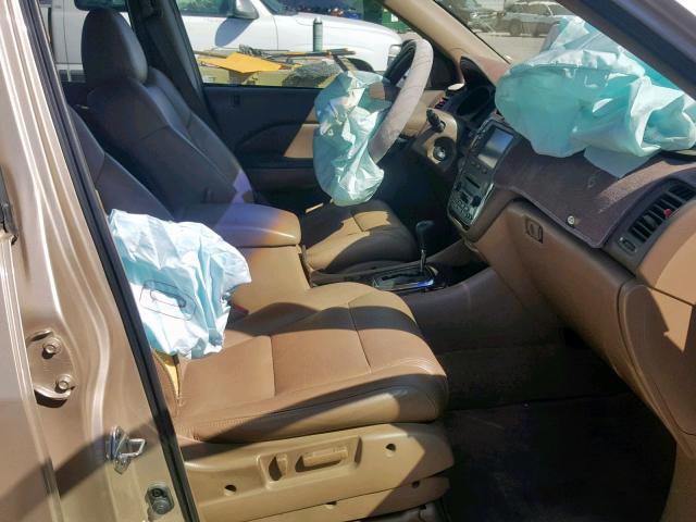 2HNYD18661H525187 - 2001 ACURA MDX TOURIN TAN photo 5