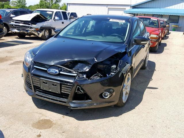 1FAHP3J28CL400039 - 2012 FORD FOCUS TITA BLACK photo 2