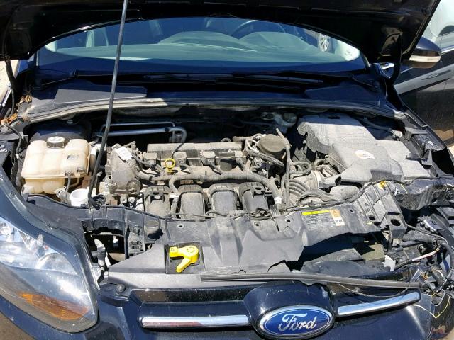 1FAHP3J28CL400039 - 2012 FORD FOCUS TITA BLACK photo 7