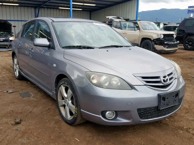 JM1BK143251254789 - 2005 MAZDA 3 HATCHBAC GRAY photo 1