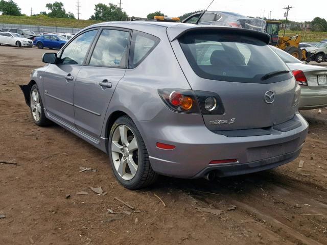 JM1BK143251254789 - 2005 MAZDA 3 HATCHBAC GRAY photo 3