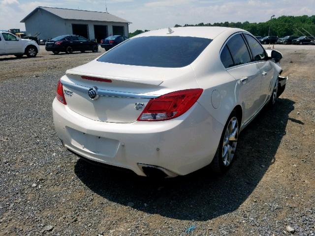 2G4GV5GV5C9132224 - 2012 BUICK REGAL GS WHITE photo 4