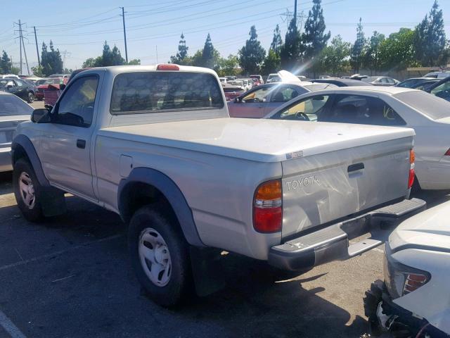 5TENM92N51Z846682 - 2001 TOYOTA TACOMA PRE SILVER photo 3