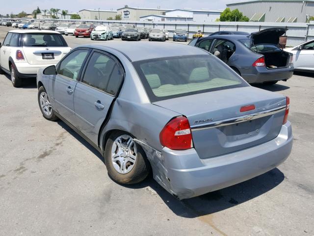 1G1ZS58F67F313285 - 2007 CHEVROLET MALIBU LS Mavi foto 3