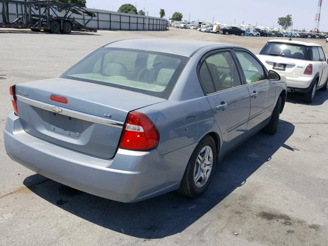 1G1ZS58F67F313285 - 2007 CHEVROLET MALIBU LS Mavi foto 4