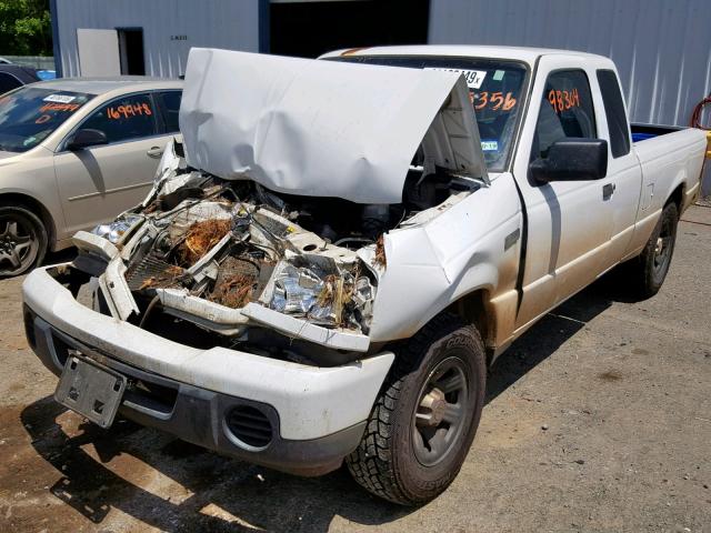 1FTYR44E69PA45356 - 2009 FORD RANGER SUP WHITE photo 2