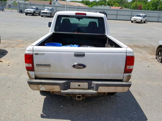 1FTYR44E69PA45356 - 2009 FORD RANGER SUP WHITE photo 6