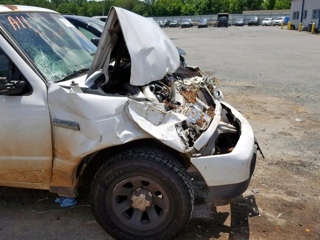 1FTYR44E69PA45356 - 2009 FORD RANGER SUP WHITE photo 9