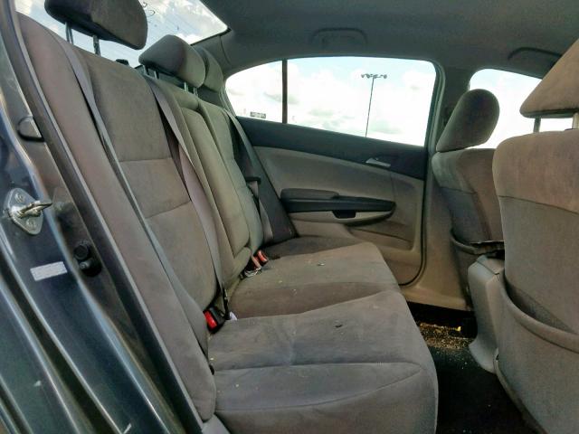 1HGCP26429A195817 - 2009 HONDA ACCORD LXP GRAY photo 6