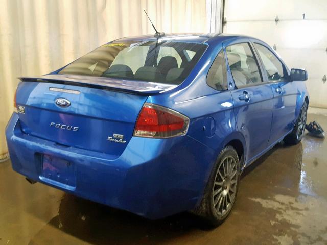 1FAHP3GN5BW131108 - 2011 FORD FOCUS SES BLUE photo 4