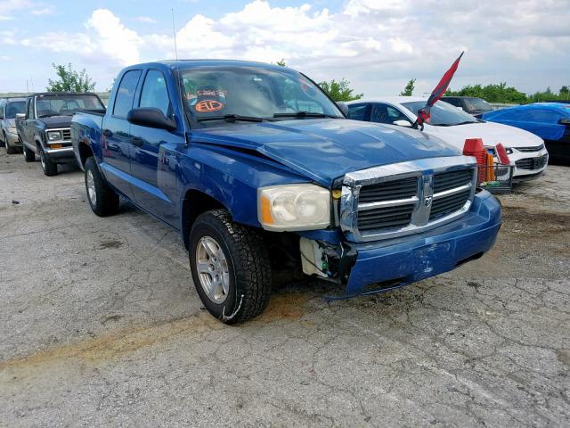 1D7HE48K66S522622 - 2006 DODGE DAKOTA QUA BLUE photo 1