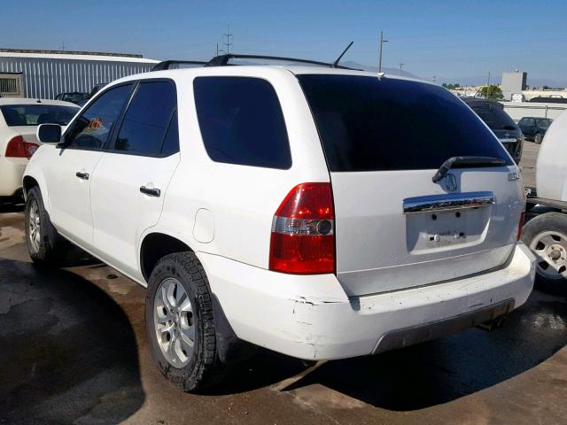 2HNYD18983H554672 - 2003 ACURA MDX TOURIN WHITE photo 3