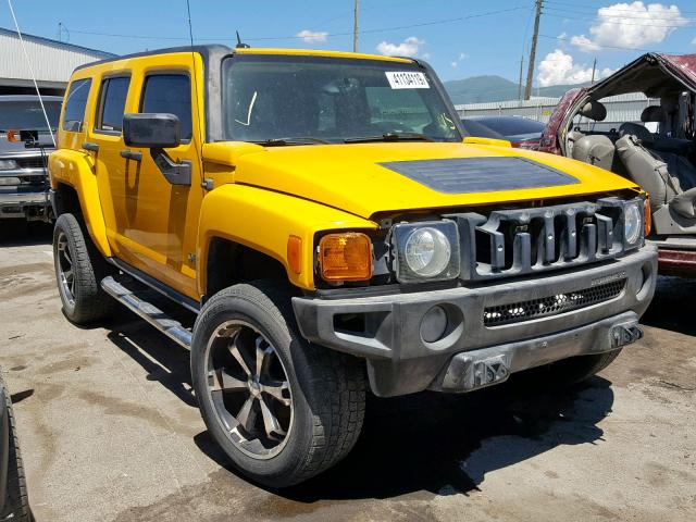 5GTDN13E578124544 - 2007 HUMMER H3 YELLOW photo 1