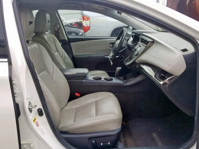 4T1BK1EB5EU086310 - 2014 TOYOTA AVALON BAS WHITE photo 5