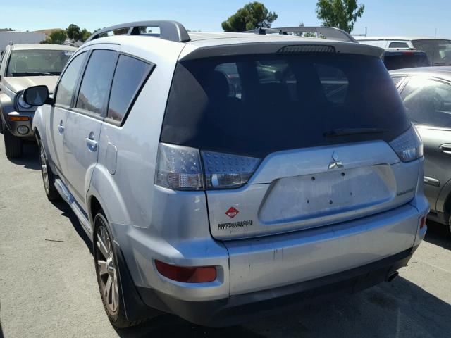 JA4AT3AW6AZ012581 - 2010 MITSUBISHI OUTLANDER SILVER photo 3