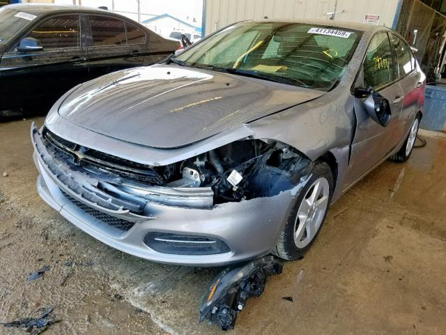 1C3CDFBA7GD623245 - 2016 DODGE DART SXT SILVER photo 2