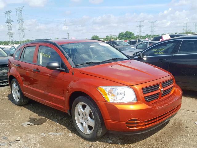 1B3HB28B48D701502 - 2008 DODGE CALIBER ORANGE photo 1